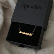 Mamaleh Necklace Gold / 16"-18" Mamaleh Yidderish Necklace - Gold