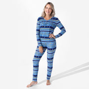 Bellabu Bear Pajamas Hanukkah Fair Isle Bamboo Women's Pajama Set by Bellabu Bear - (Sizes XXS - XXL)