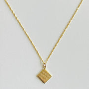 Banana Menorah Necklaces Matzah Charm Necklace - (14K Gold, Gold Vermeil or Sterling Silver)
