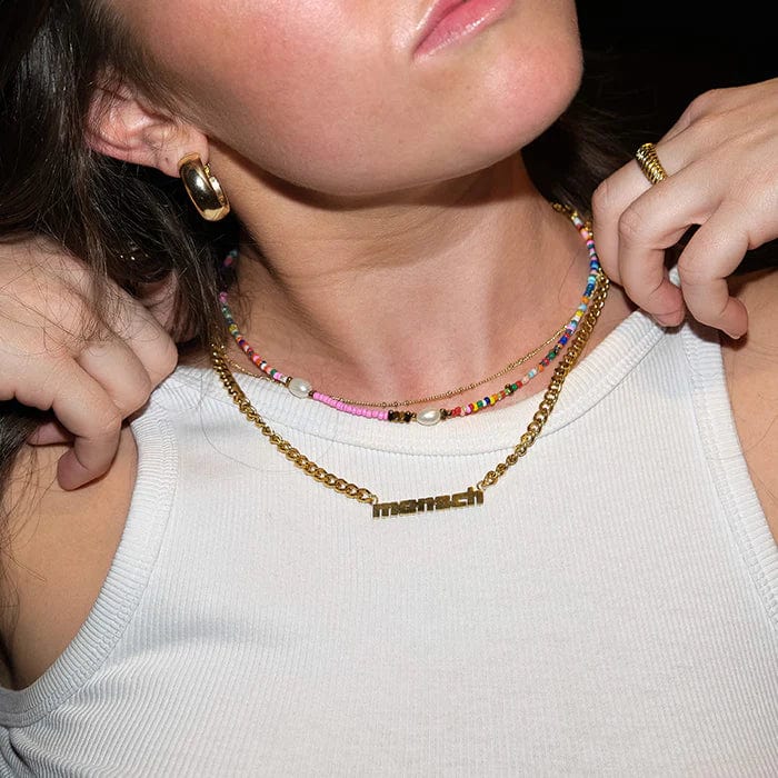 Mamaleh - Unisex Mensch Necklace - Gold - ModernTribe