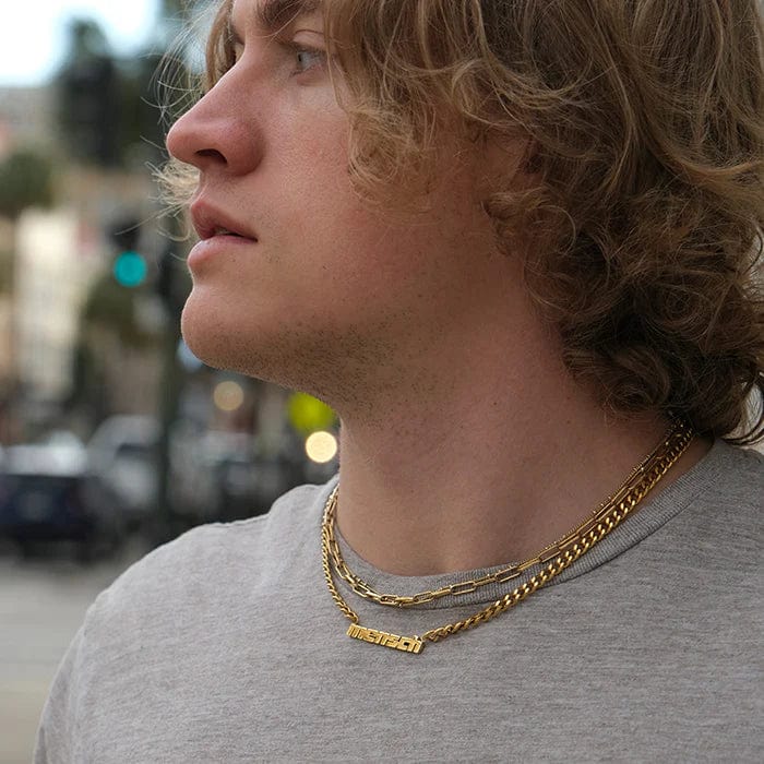 Mamaleh - Unisex Mensch Necklace - Gold - ModernTribe