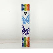 Florida-Funshine Mezuzahs Butterfly Pride Embellished Mezuzah