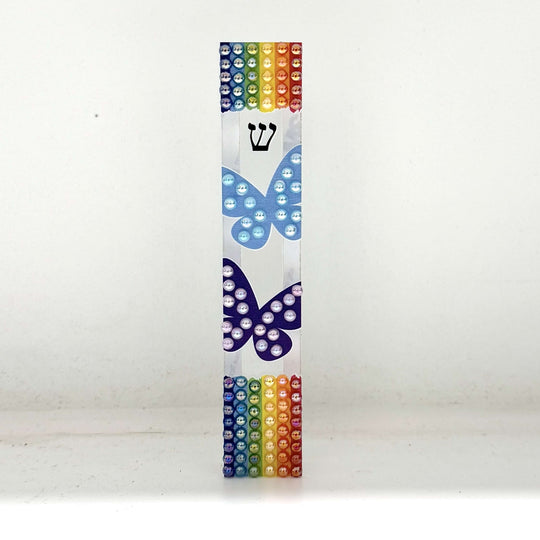 Butterfly Pride Embellished Mezuzah