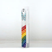 Florida-Funshine Mezuzahs Rainbow and Butterfly Embellished Mezuzah