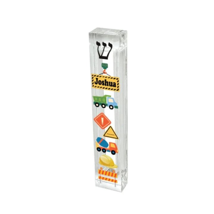 Florida - Funshine - Personalized Acrylic Construction Mezuzah - ModernTribe