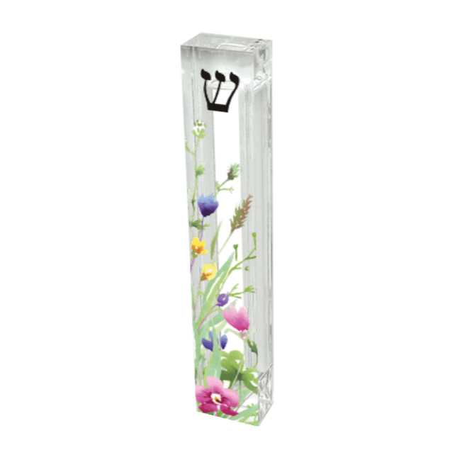 Florida-Funshine Mezuzahs Personalized Wildflower Acrylic Mezuzah