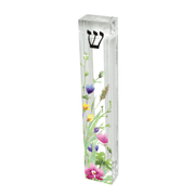 Florida-Funshine Mezuzahs Personalized Wildflower Acrylic Mezuzah