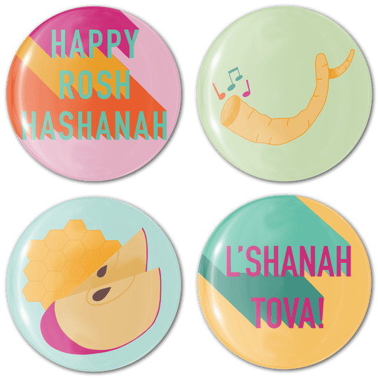 Rosh Hashanah Magnet Set