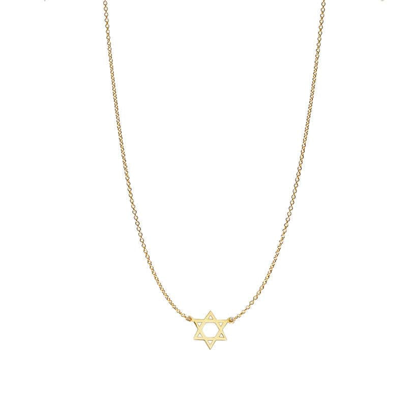Miriam Merenfeld Jewelry Necklaces Star of David, Hamsa or Evil Eye Charm Necklace by Miriam Merenfeld - (Sterling Silver, Two-Tone or Gold-Plated)