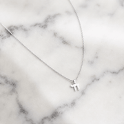 Alef Bet Necklaces Sterling Silver Tiny Chai Necklace - Sterling Silver