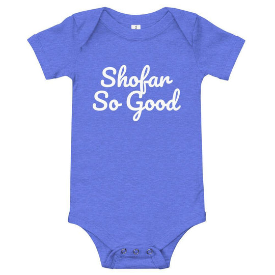 Blue Shofar So Good Baby Onesie - Size 3-6M