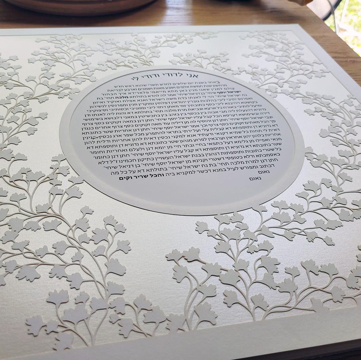 Melanie Dankowicz Ketubahs Modern Vine Ketubah - (Choice of Colors)