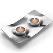 Laura Cowan Candlesticks Moon Path Shabbat Candlesticks by Laura Cowan