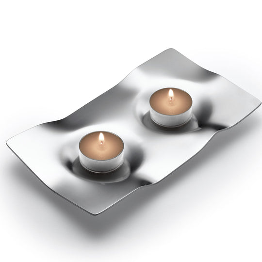 Moon Path Shabbat Candlesticks by Laura Cowan