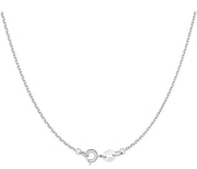 White Topaz Heart Star of David Pendant Necklace