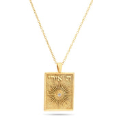 Hashem Is My Light pendant in 14k gold by Sages & Souls