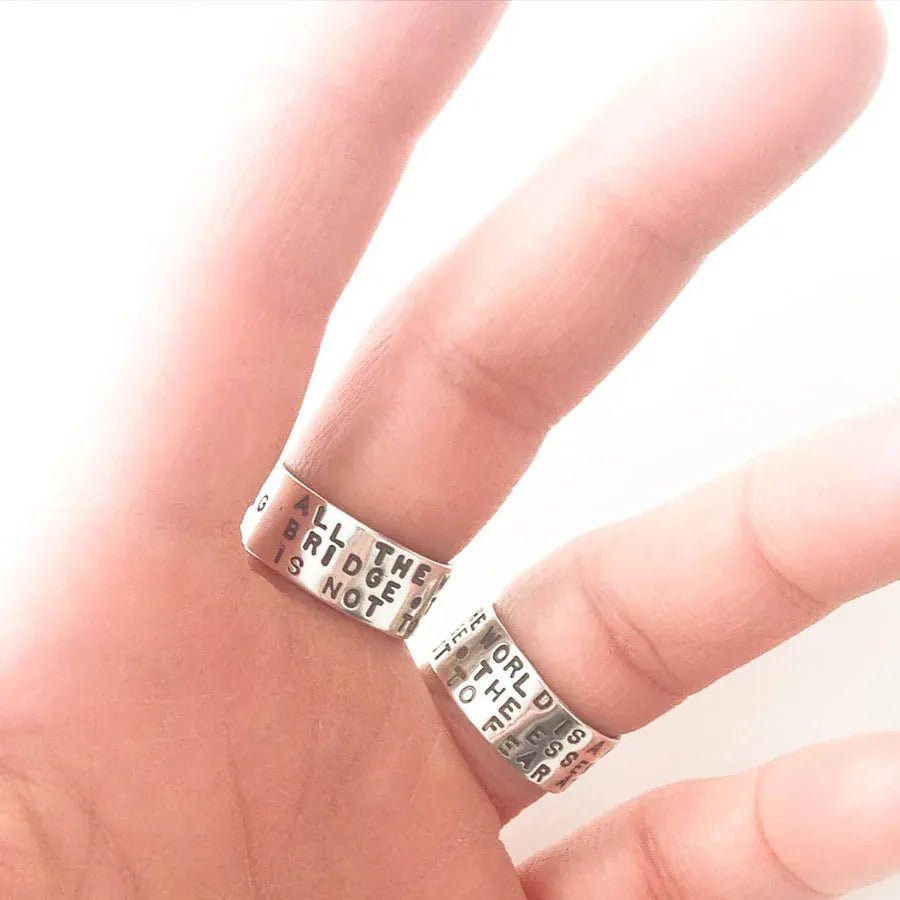 Marla Studio - All the World is a Narrow Bridge Sterling Silver Ring by Marla Studio - ModernTribe