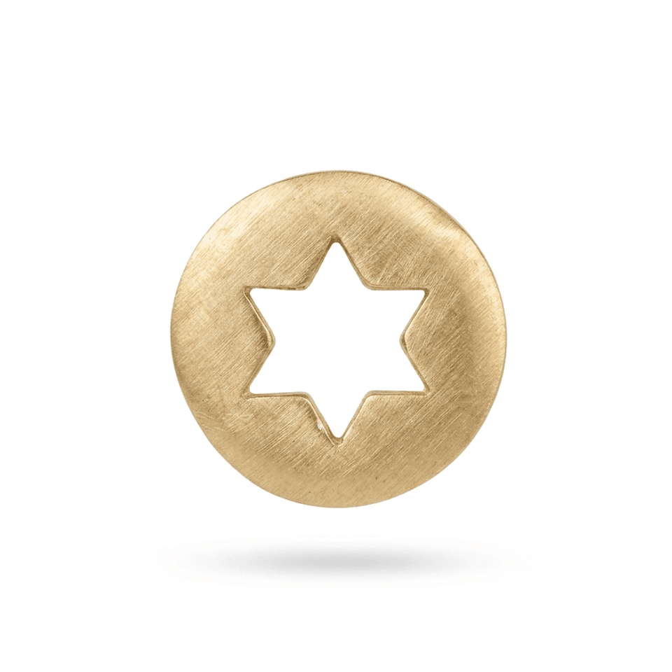 Bareket Jewelry Necklaces No chain Open Star of David Necklace - 14k Gold