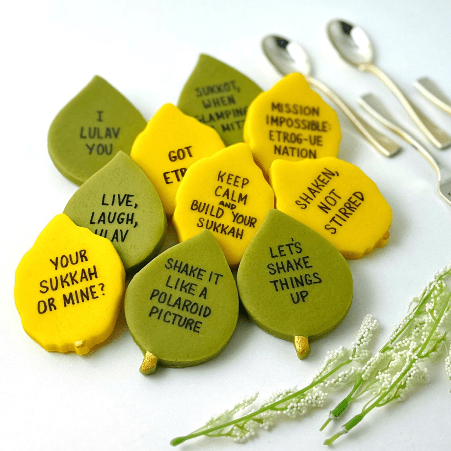 Marzipops - Marzipan Sukkot Punny Conversation Tiles - ModernTribe