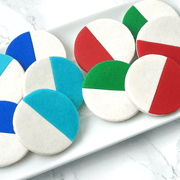 Marzipops Food Chrismukkah Black & White Cookies
