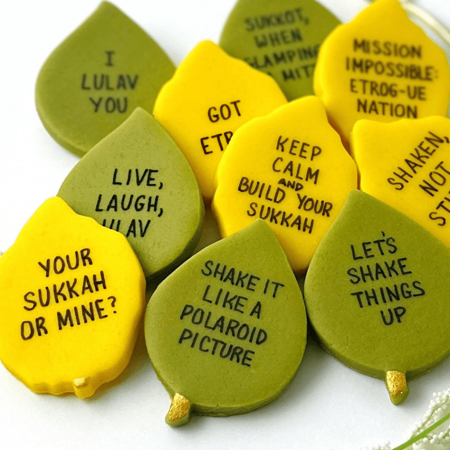 Marzipops - Marzipan Sukkot Punny Conversation Tiles - ModernTribe