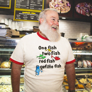 Tokin' Jew - One Fish, Two Fish, Red Fish, Gefilte Fish T-Shirt - (Sizes S - 3XL) - ModernTribe