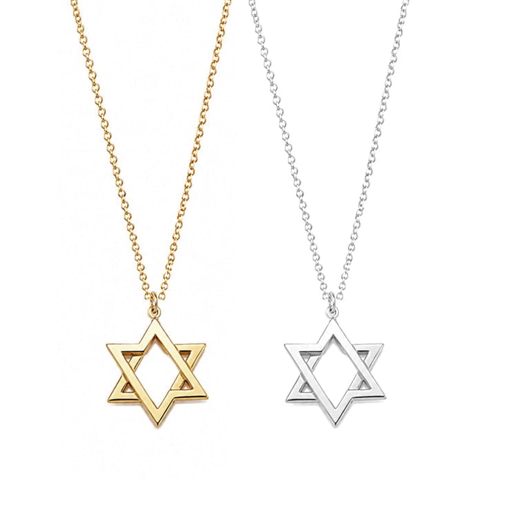 Miriam Merenfeld Jewelry - Or Movable Star of David Necklace by Miriam Merenfeld - (Sterling Silver or Gold-Plated) - ModernTribe