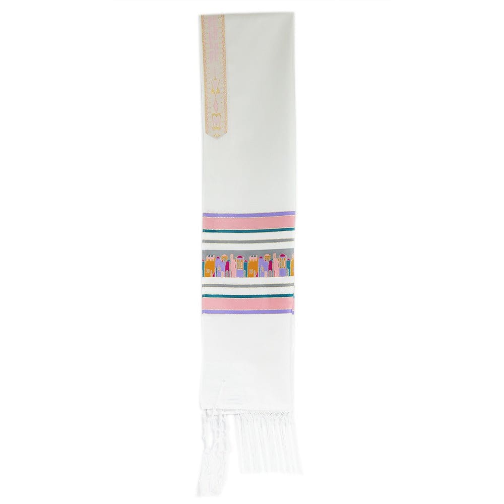 Zion Tallis - Pastel Jerusalem Tallis - ModernTribe