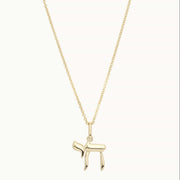 Les Petit Jewels Necklaces Petit Chai Necklace - 14k Gold
