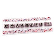 Shevi B Glass Creations - Fused Glass Menorah - Pink - ModernTribe