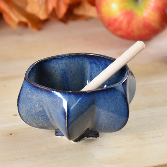 Star of David Pom Honey Pot - Dark Denim