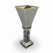 Joy Stember - Wedding Glass Keepsake Square Kiddush Cup by Joy Stember - (Choice of Pattern) - ModernTribe