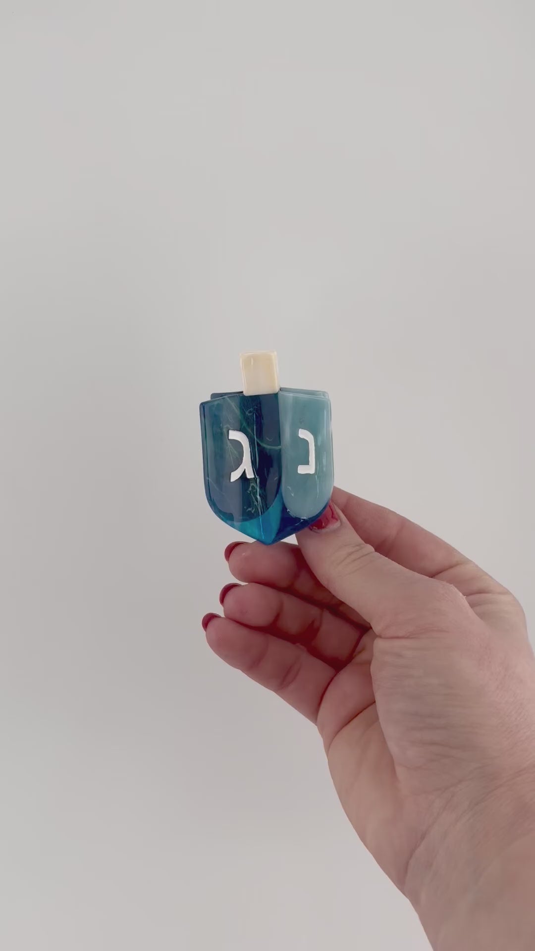 Dreidel Hair Claw Clip