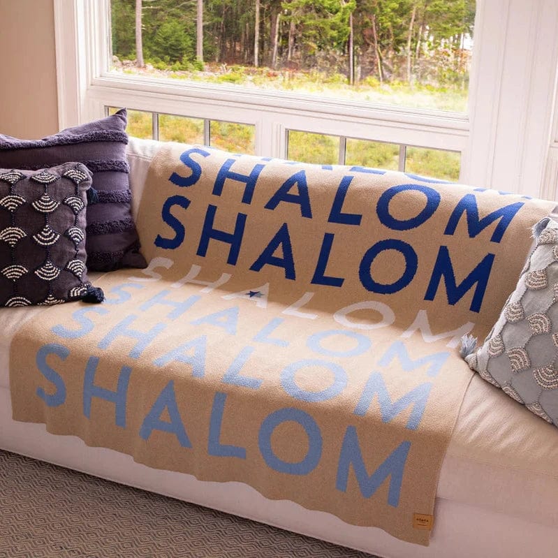 Adara Rituals Blankets Ombre Shalom Throw Blanket