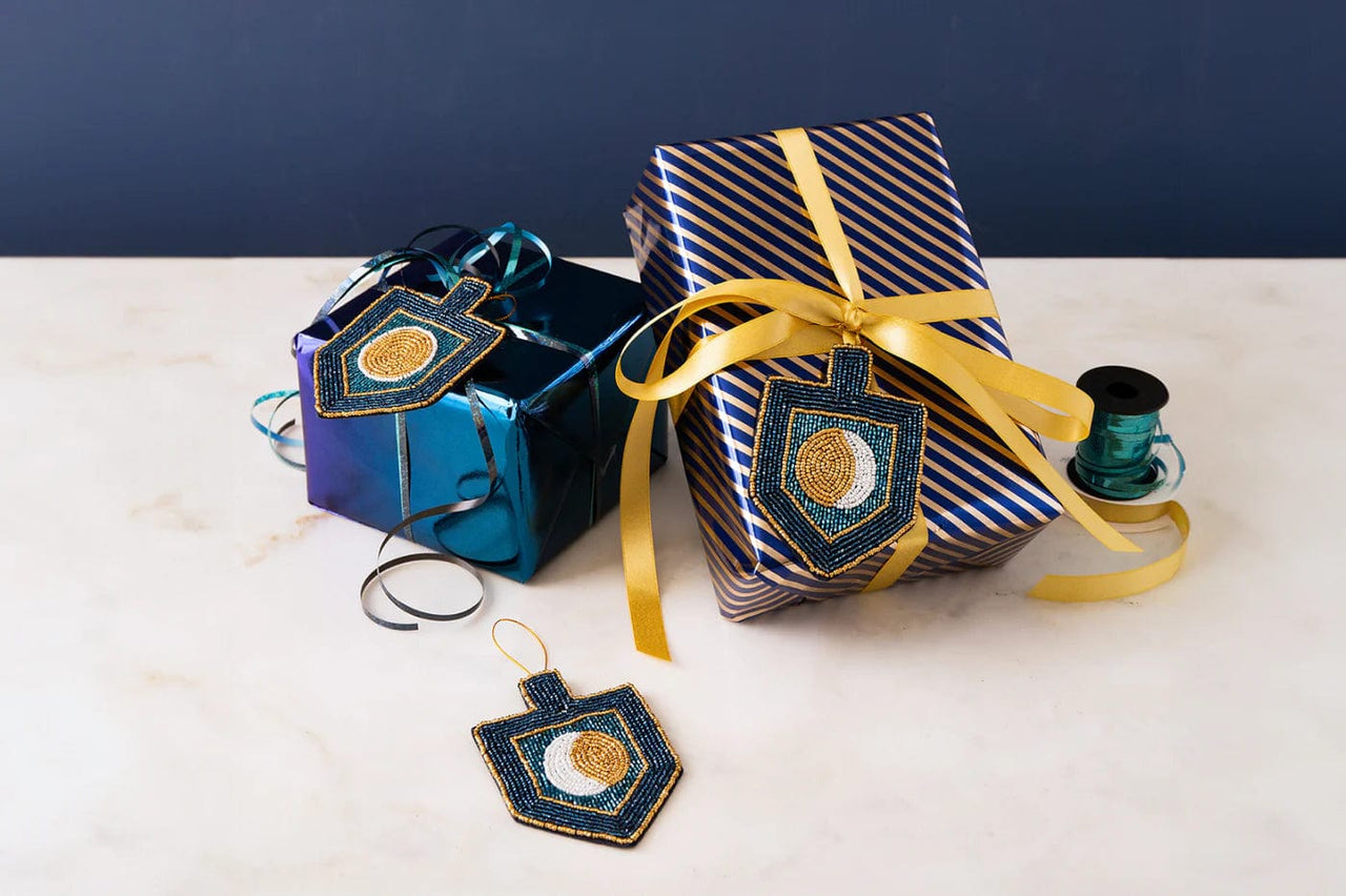 Adara Rituals - Moon Dreidel Hand - Beaded Ornament Set - Set of 3 - ModernTribe