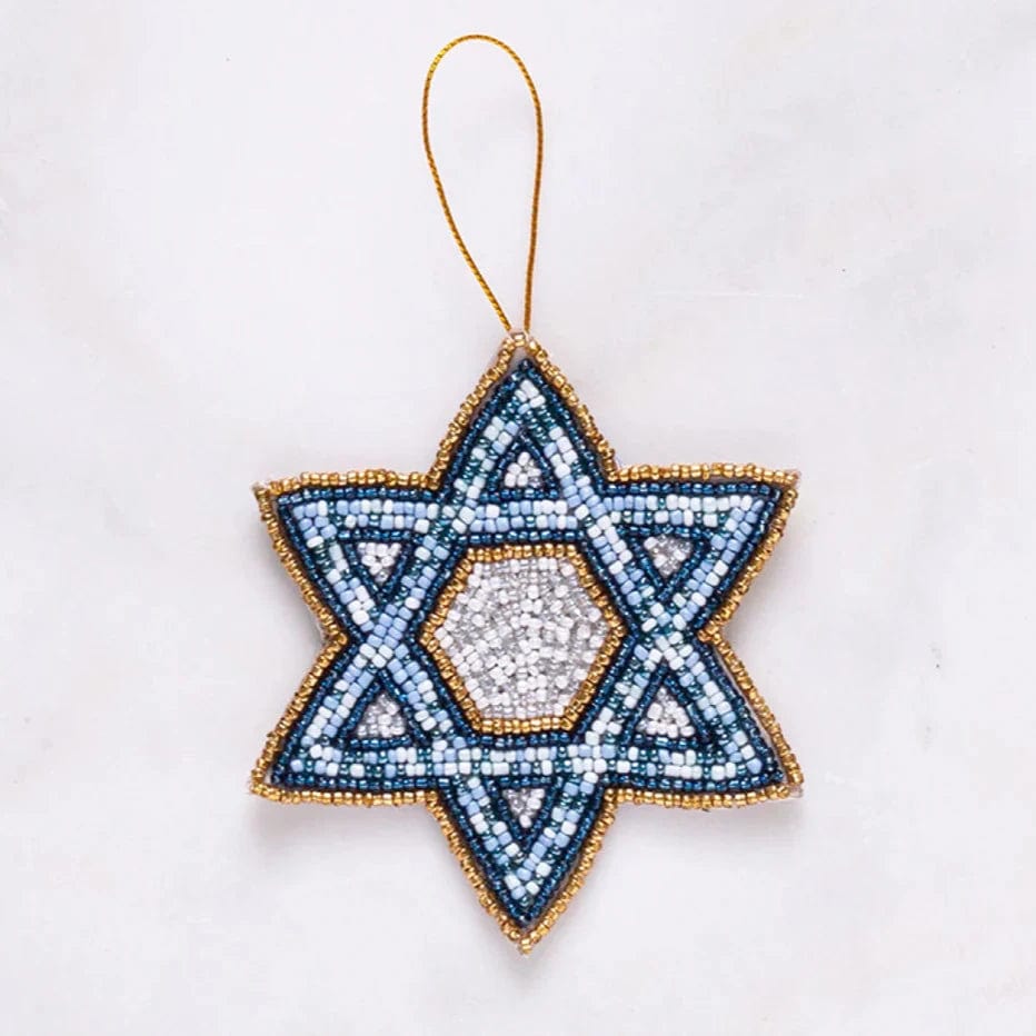 Adara Rituals Ornaments Default Beaded Star of David Ornament