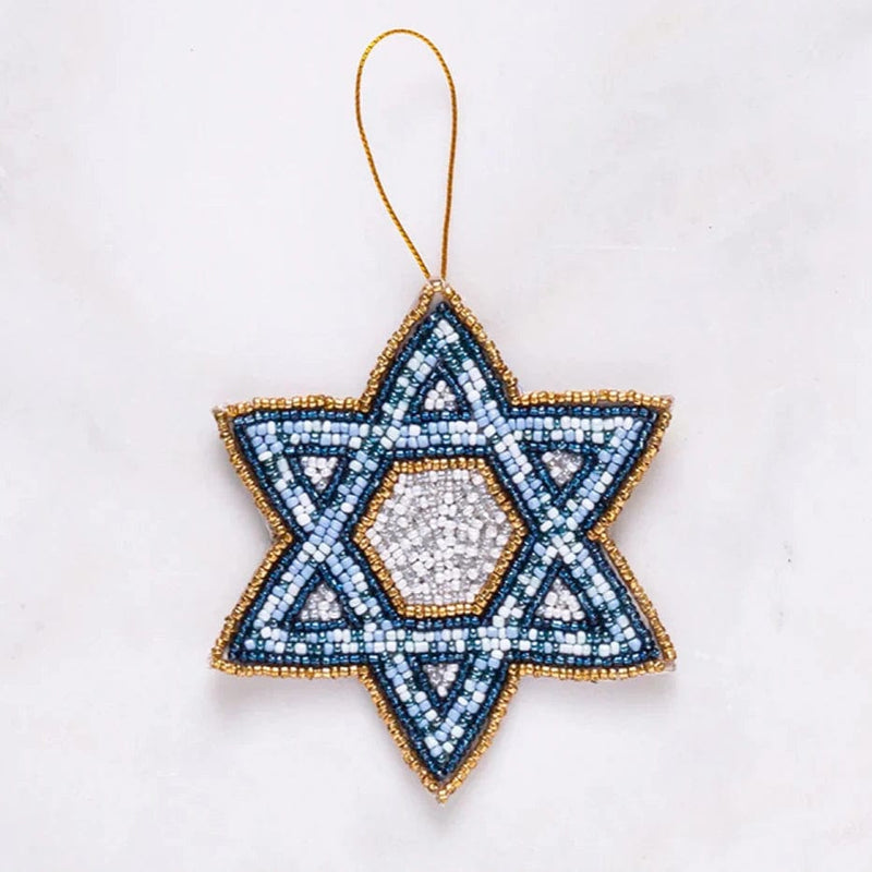 Adara Rituals - Beaded Star of David Ornament - ModernTribe