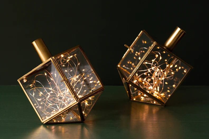 Adara Rituals - Dazzling Dreidel Duo with Lights - Set of 2 - ModernTribe