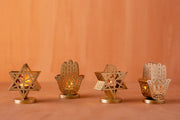 Adara Rituals Candlesticks Yael Tealight Candle Holder - Hamsa