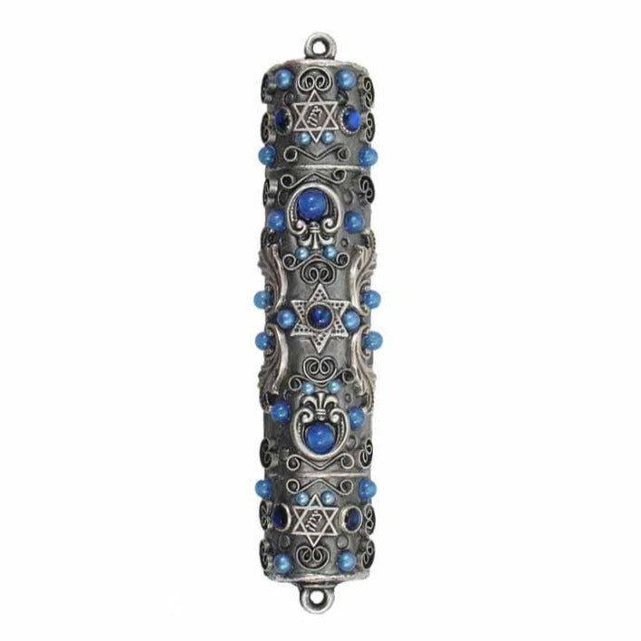 Michal Golan - Dark Blue Onyx Mezuzah by Michal Golan - ModernTribe