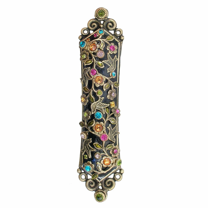 Michal Golan - Swarovski Crystals Midnight Garden Mezuzah by Michal Golan - ModernTribe