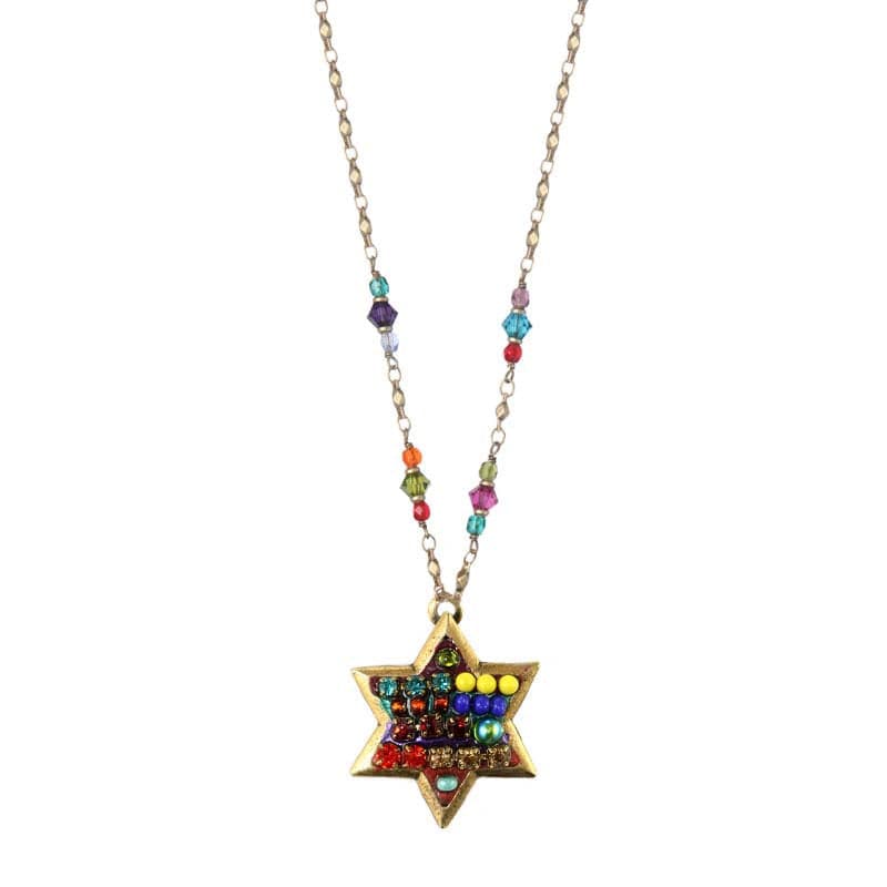 Michal Golan - Rainbow Gold Star of David - ModernTribe