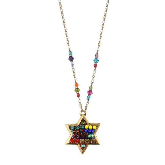 Rainbow Gold Star of David