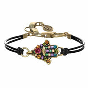 Michal Golan Bracelets Black Multi-Bright Hamsa Bracelet by Michal Golan