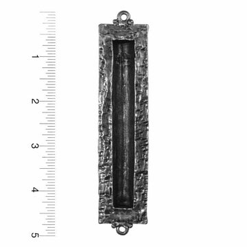 Michal Golan Mezuzahs Mezuzah in Silver and Blue by Michal Golan