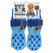 Bagels & Sox Pet Toys Hanukkah Dreidel Puppy Socks - Set of 4