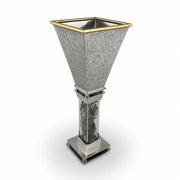 Joy Stember - Wedding Glass Keepsake Square Kiddush Cup by Joy Stember - (Choice of Pattern) - ModernTribe