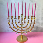 Amy Kritzer Becker Menorahs Rainbow Floral Lily Menorah