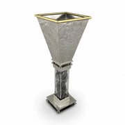 Joy Stember - Wedding Glass Keepsake Square Kiddush Cup by Joy Stember - (Choice of Pattern) - ModernTribe