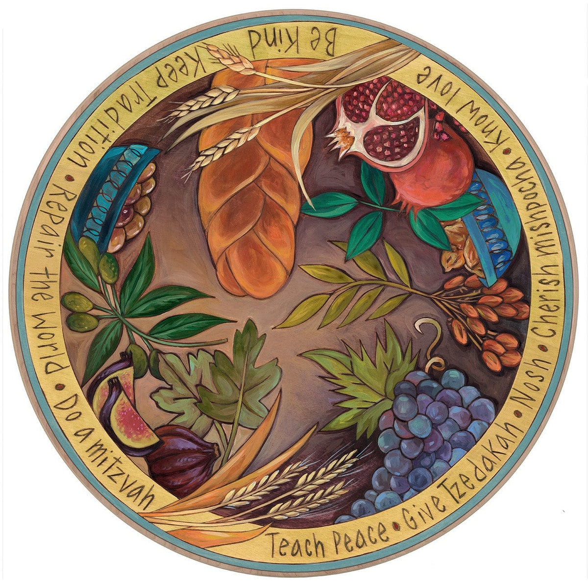 Sticks Serving Pieces Seven Species Lazy Susan